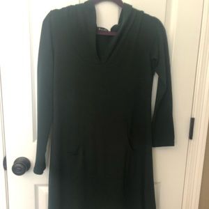 Dark Green Sweater Dress